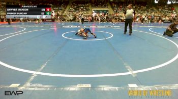 52 lbs Round Of 32 - Sawyer Jackson, Greater Heights Wrestling vs Parker Duncan, Red Cobra Westling Academy