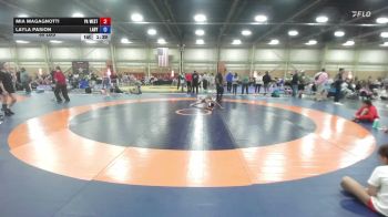 80 lbs Semifinal - Mia Magagnotti, PA West Black - GK8 vs Layla Pasion, LADY WARRIORS UNITED / MAROON 29:11 - GK8