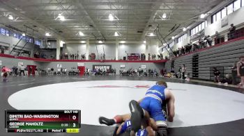 141 lbs Champ. Round 2 - George Maholtz, Lander vs Dimitri Bao-Washington, Quincy