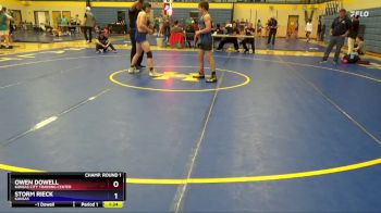 120 lbs Champ. Round 1 - Owen Dowell, Kansas City Training Center vs Storm Rieck, Kansas