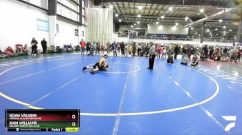 97 lbs Cons. Semi - Noah Vaughn, Virginia Slaughterhouse vs Kain Williams, Ranger Wrestling Club