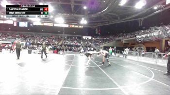 144 lbs Semifinal - Jake Mescher, Bishop Kelly vs Daxton Bonner, Wasatch Utah