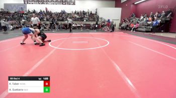 125 lbs Rr Rnd 4 - Aaliah Guebara, Maize vs Kaisley Taber, Hennessey Takedown Club