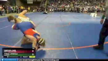 160 lbs Champ. Round 1 - Tyrus Jangula, Bismarck vs Sawyer Carr, West Fargo Sheyenne