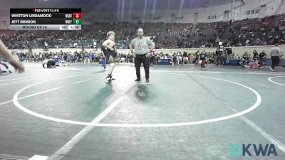 Round Of 16 - Kaiden Shadden, Bristow Elementary Wrestling Club vs Shepherd Lee, Beggs Youth Wrestling Program