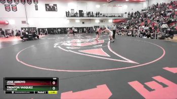 144 lbs Quarterfinal - Trenton Vasquez, Moses Lake vs Jose Arroyo, Kamiakin