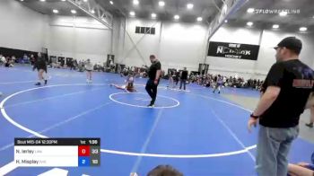 134 lbs Rr Rnd 4 - Naylee Ierley, LAWW vs Hailie Misplay, Hammer Chicks Team 2