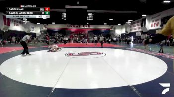 106 lbs Semifinal - Caden Chan, San Clemente vs Davis Shaposhnick, Great Oak