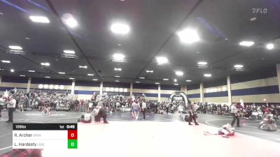 126 lbs Consi Of 64 #1 - Ryan Archer, Great Oak HS vs Levi Hardesty, Legends Of Gold LV