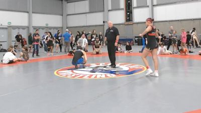 135 lbs Semis - Naveen Edmiston, West Albany Mat Club vs Abrionna Apodaca, Scrap Yard Garage Wrestling