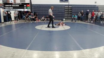 40 lbs Cons. Round 2 - Ezra Heim, Grizzly Wrestling Club vs Quinton VanCuren, Middleton Wrestling Club