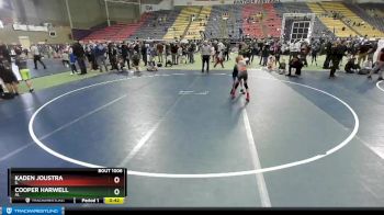 66-72 lbs Round 1 - Kaden Joustra, IL vs Cooper Harwell, AL