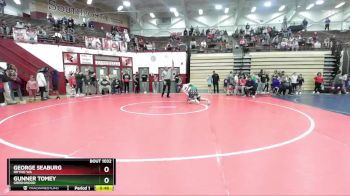 126-137 lbs Champ. Round 1 - George Seaburg, Rhyno WA vs Gunner Tomey, Greenwood