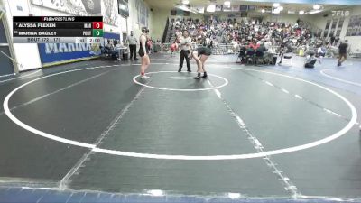 170 lbs Champ. Round 1 - Alyssa Flexen, Marina vs Marina Bagley, Portola