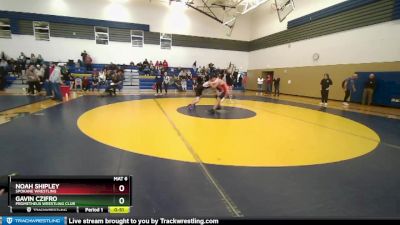 149 lbs Semifinal - Noah Shipley, Spokane Wrestling vs Gavin Czifro, Prometheus Wrestling Club