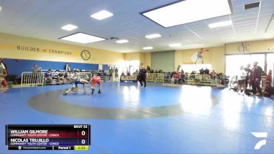 60kg/132.27lbs Round 3 - William Gilmore, Community Youth Center - Conco vs Nicolas Trujillo, Community Youth Center - Conco