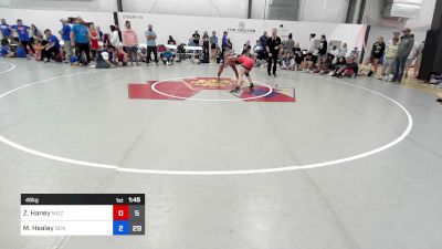 46 kg Rr Rnd 2 - Zoey Haney, Team Missouri vs Madison Healey, Wyoming SEM Women