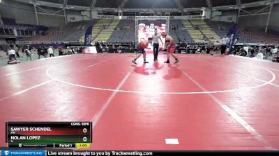 250 lbs Cons. Semi - Nolan Lopez, IL vs Sawyer Schendel, MN