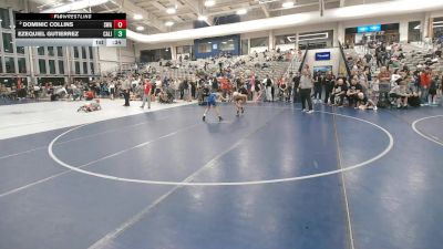 70 lbs Quarters - Ezequiel Gutierrez, California vs Dominic Collins, Sanderson Wrestling Academy