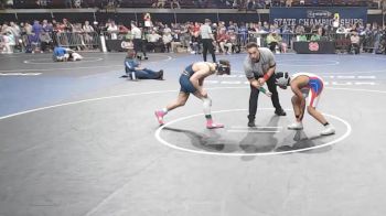 D 1 113 lbs Champ. Round 2 - Jachai Dalton, John Ehret vs Brock Breaux, Holy Cross