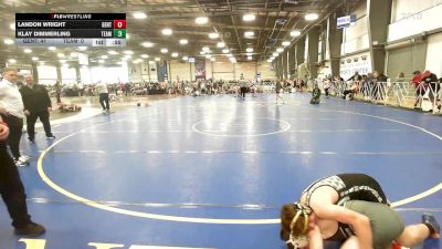 119 lbs Rr Rnd 2 - Landon Wright, Gentile Trained vs Klay Dimmerling, Team Germantown
