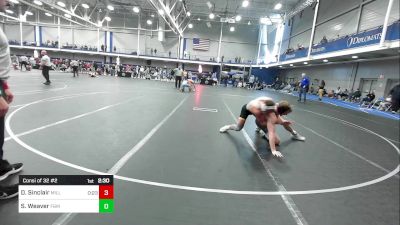 149 lbs Consi Of 32 #2 - Danny Sinclair, Millersville vs Seth Weaver, F&M