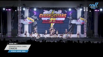 Titanium Force Cheer - Chaos [2024 L1 Junior - Small Day 1] 2024 ASC Clash of the Titans Schaumburg & CSG Dance Grand Nationals
