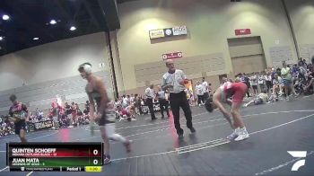 130 lbs Round 2 (6 Team) - Juan Mata, Legends Of Gold vs Quinten Schoeff, Indiana Outlaws Black