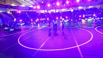 40 lbs Semifinal - Kyeden Pena, ReZults Wrestling vs Eve Lopez, Black Fox Wrestling Academy