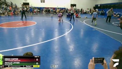 70 lbs Round 2 - Payzlie Layher, Douglas WC vs Ariah Carter, Lusk Rawhide Wrestling