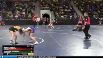 110 lbs Champ. Round 2 - Rorie Wiedow, Decorah vs Isabelle Johnson, Bettendorf