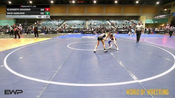 60 lbs Quarterfinal - Elizabeth Graeber, Idaho Gold vs Zaya Hancock, Chickens Wrestling