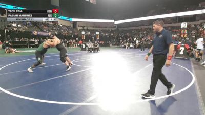 285 lbs Round Of 32 - Troy Ceja, Pitman (SJ) vs Fabian Martinez, Alisal (CC)