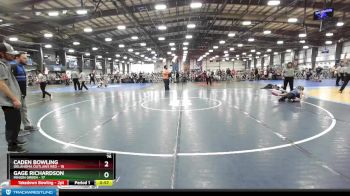 76 lbs Rd# 9- 2:15pm Saturday Final Pool - Gage Richardson, Minion Green vs Caden Bowling, Oklahoma Outlaws Red