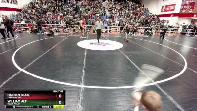 150 lbs Champ. Round 1 - Haeden Blair, Thermopolis vs William Alt, Kelly Walsh