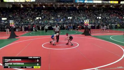 85 lbs Cons. Round 4 - Tyler Jacobson, CHW1 vs Hunter Waterman, WRN2