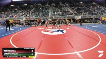 67 lbs Cons. Round 3 - Landon Zollar, Touch Of Gold Wrestling Club vs Krew Elliott, Windy City Wrestlers