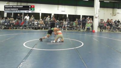 90 lbs Consi Of 32 #2 - Cashton Treuthardt, WI vs Kilian Paddock, OH