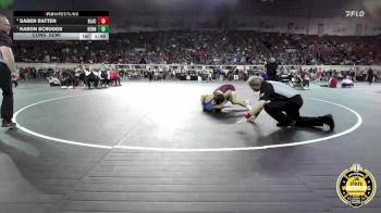 B3A-138 lbs Cons. Semi - Saben Batten, Blackwell vs Kason Scruggs, Hennessey