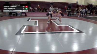 110 lbs Round 1 - Eva Pentecost, Iowa City Liberty vs Grace Gadberry, Lisbon