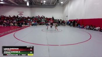 120 lbs Cons. Round 2 - Logan Sweetman, Fort Lupton vs Donald Gardner III, Palmer Ridge