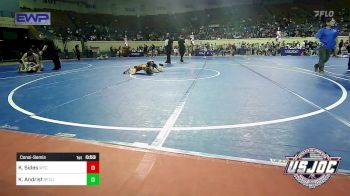 67 lbs Consolation - Kyson Sides, Wichita Training Center vs Keo Andrist, ReZults Wrestling