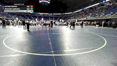 145 lbs 7th Place - Hayden Brown, Boyertown vs Giuliano Labbadia, Northampton
