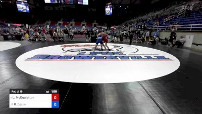 150 lbs Rnd Of 16 - Louden McDoulett, OK vs Ryker Cox, NY