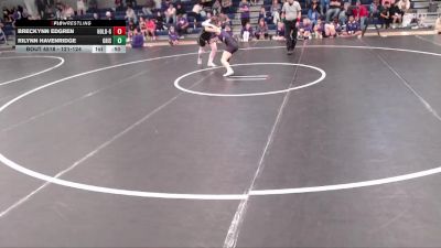 121-124 lbs Round 2 - Breckynn Edgren, Holdrege Girls vs Rilynn Havenridge, Grand Island