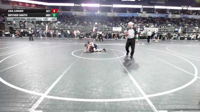 65 lbs Round Of 16 - Asa Linger, Betterman Elite vs Bryker Smith, Anno Youth Wrestling