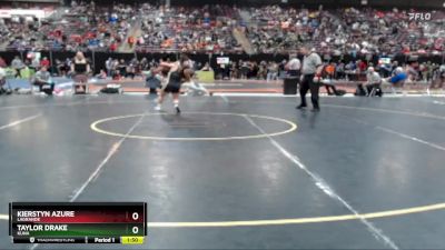 107 lbs Champ. Round 3 - Taylor Drake, Kuna vs Kierstyn Azure, LaGrande