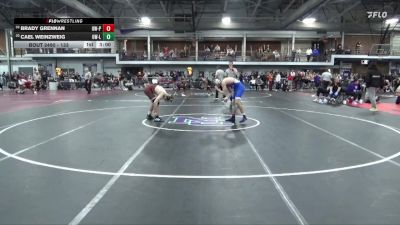 133 lbs Consolation 1st - Brady Grennan, Wisconsin-Platteville vs Cael Weinzweig, Wisconsin-La Crosse