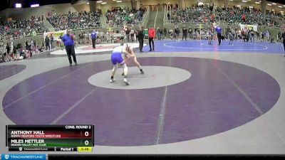 110 lbs Cons. Round 2 - Miles Mettler, Hidden Valley Mat Club vs Anthony Hall, North Medford Youth Wrestling