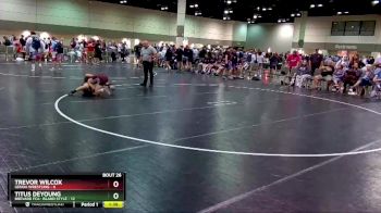 126 lbs Round 4 (16 Team) - Titus Deyoung, Brevard FCA- Island Style vs Trevor Wilcox, Genoa Wrestling